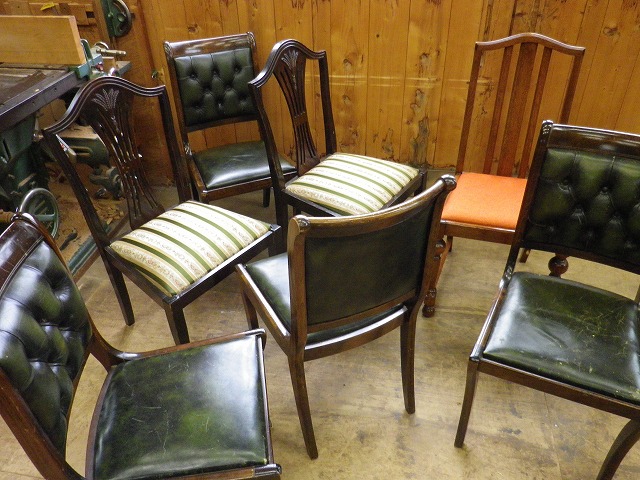 椅子の修理7個